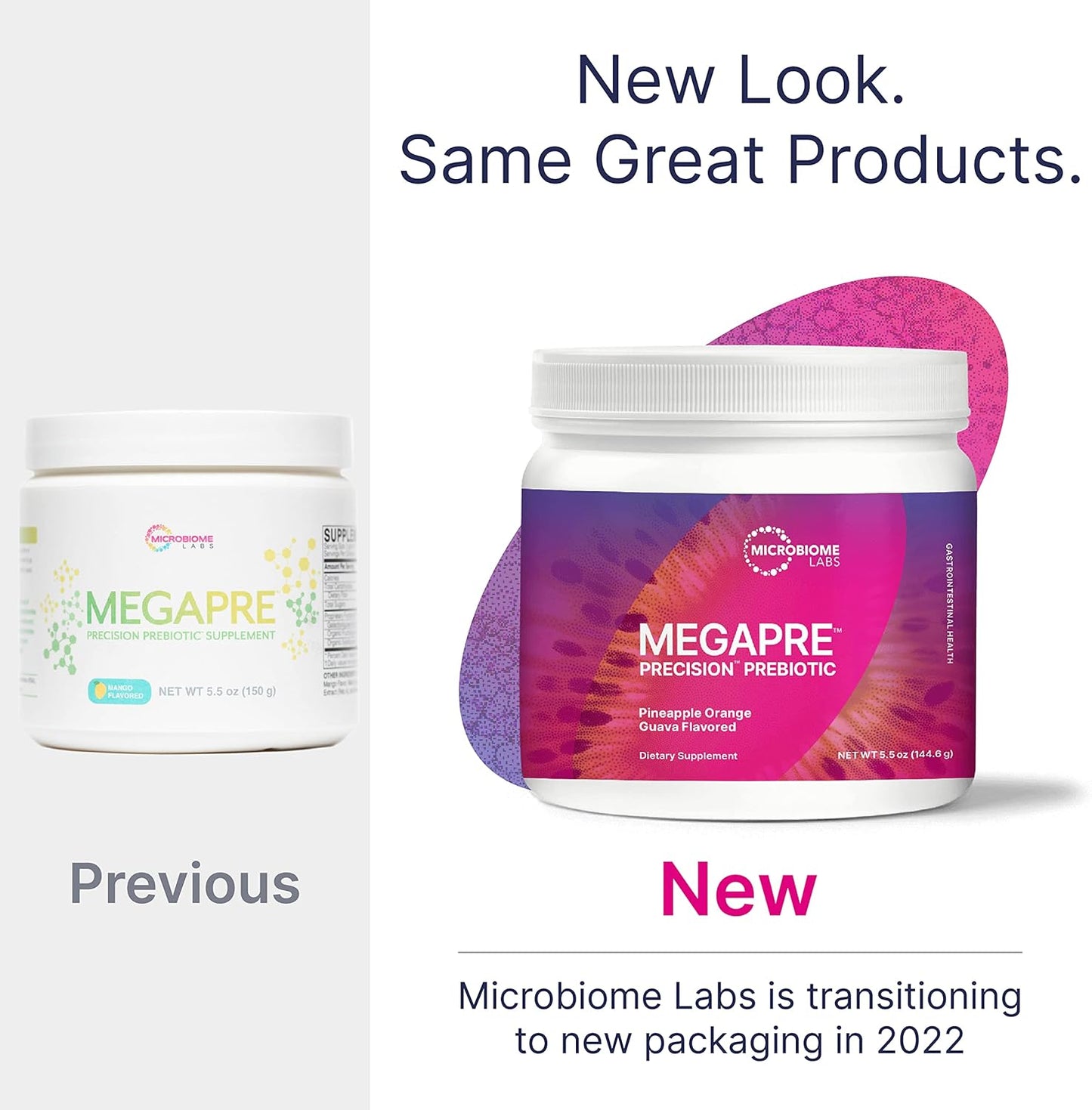 Bundle: Microbiome Labs MegaSporeBiotic (60 Capsules) + MegaPre (5.5 oz Powder) - Spore-Based Probiotic & Prebiotic Fiber