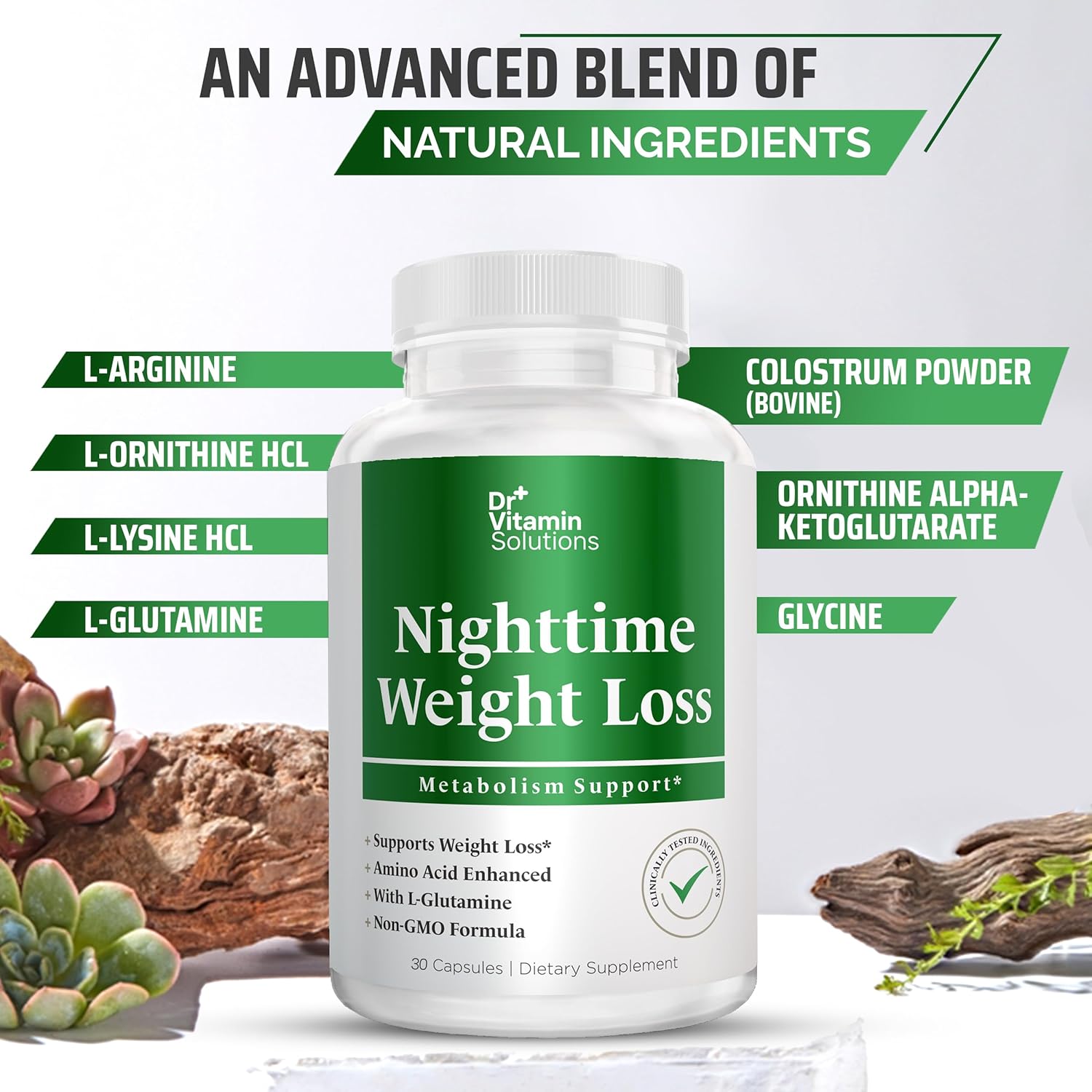 Bundle: Nighttime Healthy Weight Support & 15-Day Cleanse for Slimming Formula & Bloating, 60 Capsules