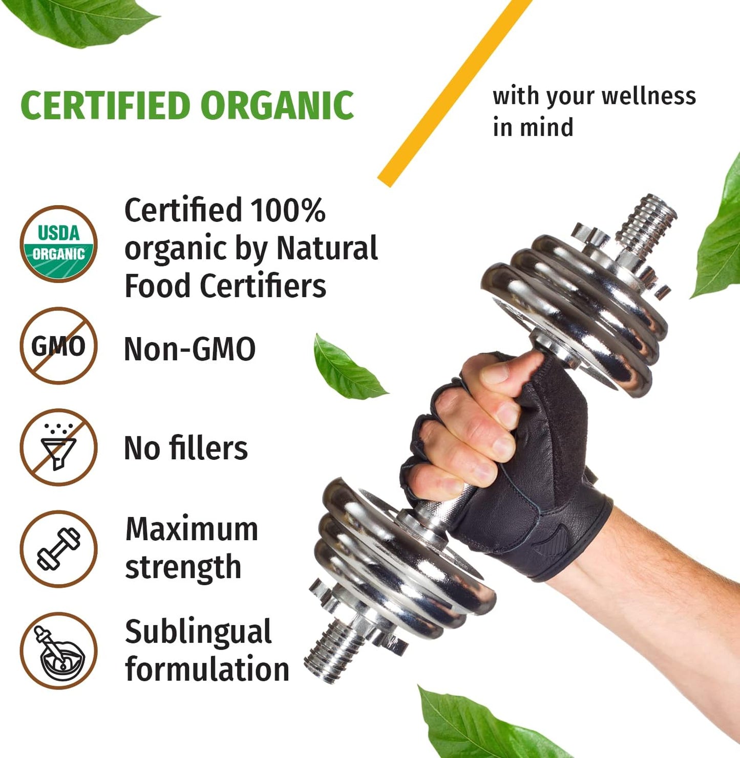 Bundle: NUSAVA Strawberry D3 K2 & Chlorophyll Liquid Drops - Heart, Joint, Energy, Immune Support - Non-GMO, Gluten-Free - 2pk