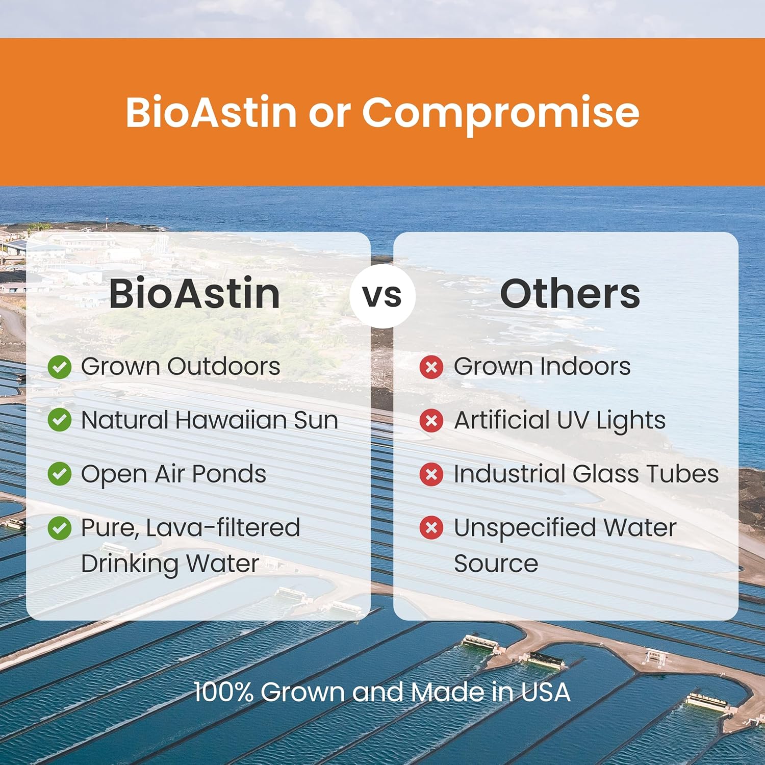 Bundle: Nutrex BioAstin Hawaiian Astaxanthin 12mg 50 Count + Pure Hawaiian Spirulina Powder 5oz - Ultimate Antioxidant Combo