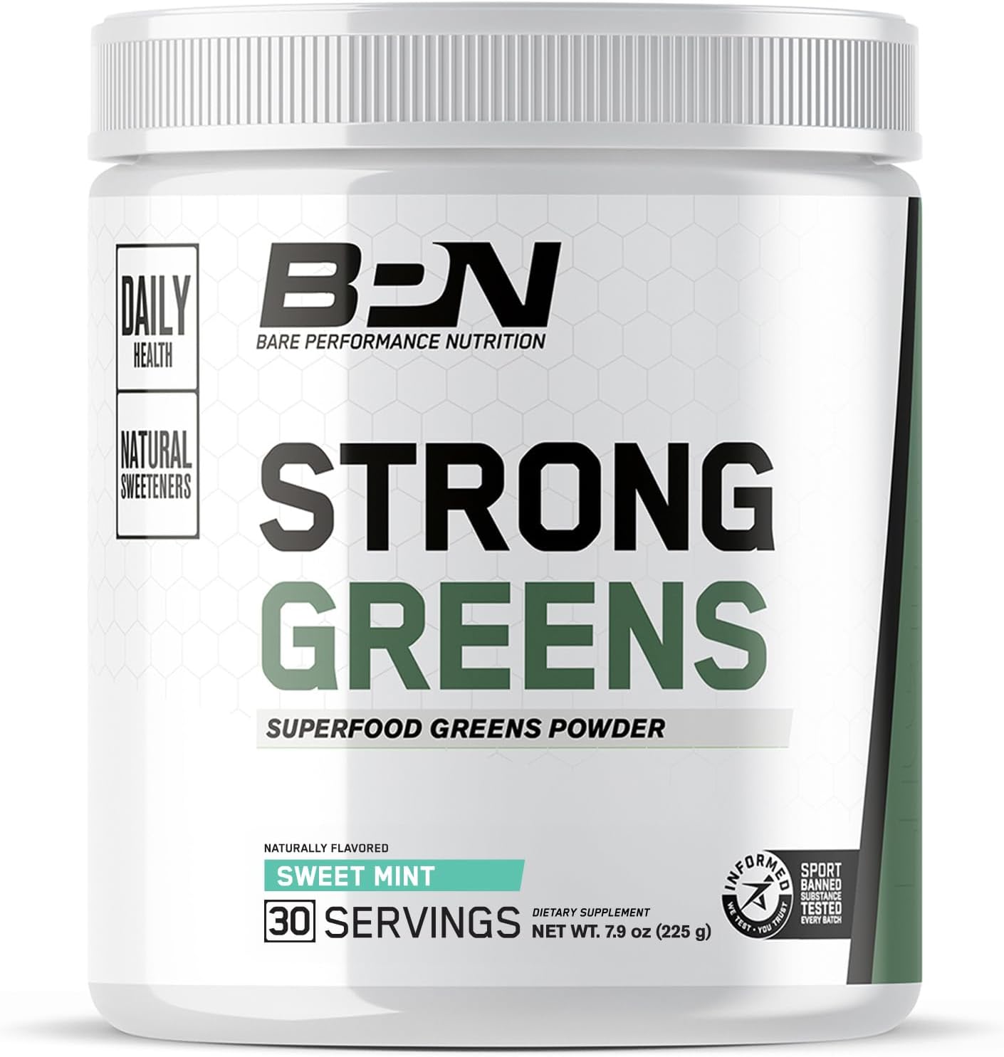 Bundle of BARE PERFORMANCE NUTRITION BPN Creatine Monohydrate and Strong Greens for Enhanced Performance and Health