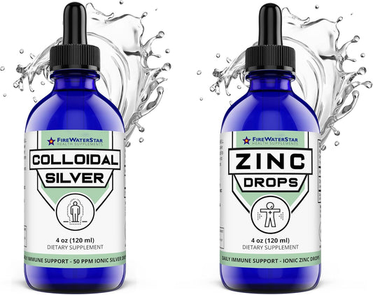 Bundle of Colloidal Silver and Liquid Zinc for Immune Support