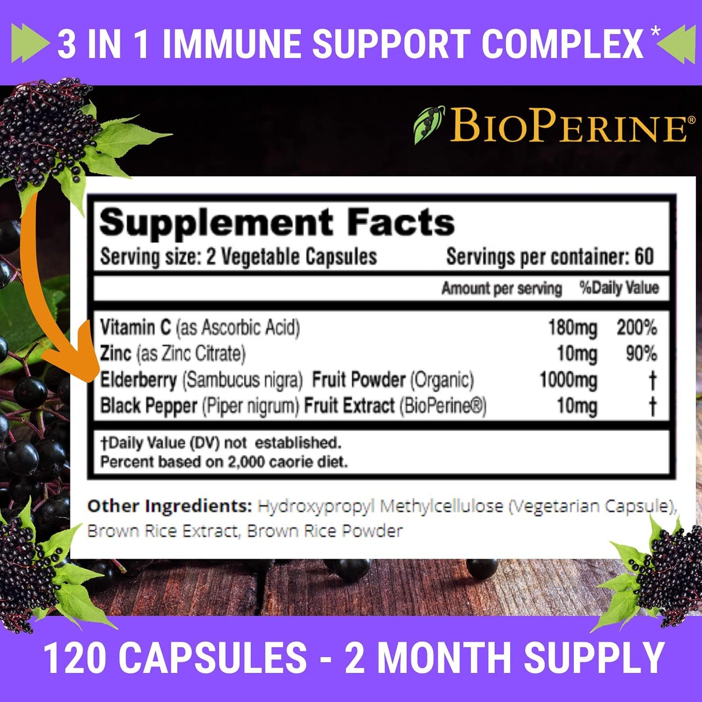 Bundle of Fresh Healthcare Apple Cider Vinegar and Elderberry for Immune Support