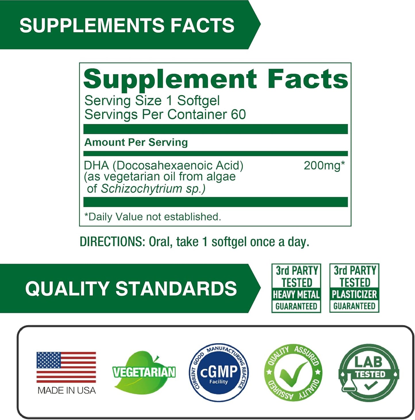 Bundle of Lovita Flaxseed Oil & Algae DHA Oil for Improved Nutrition & Well-Being - Dietary Supplement