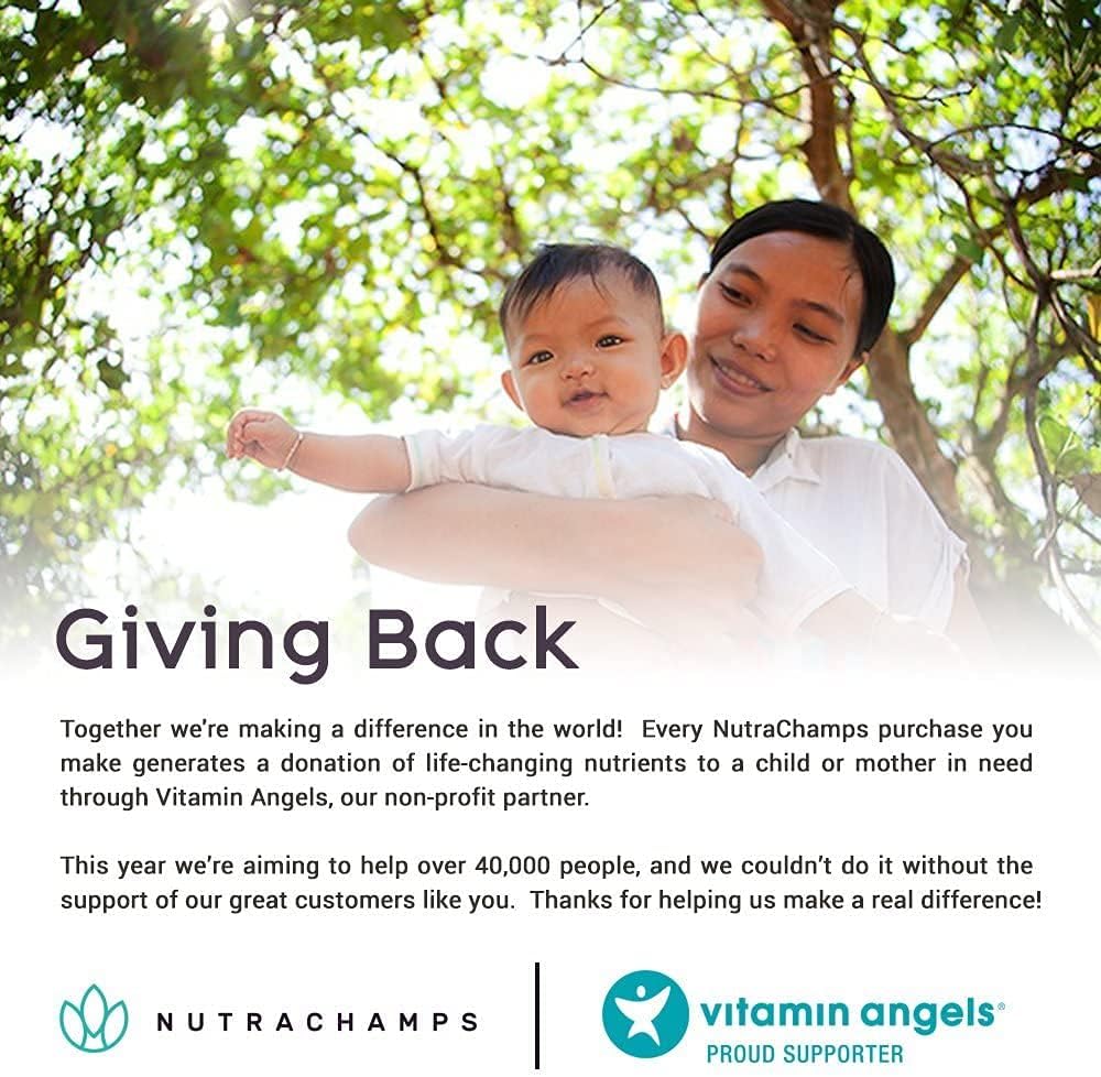 Bundle of NutraChamps Biotin Gummies and Vitamin C Capsules (4 Pack)