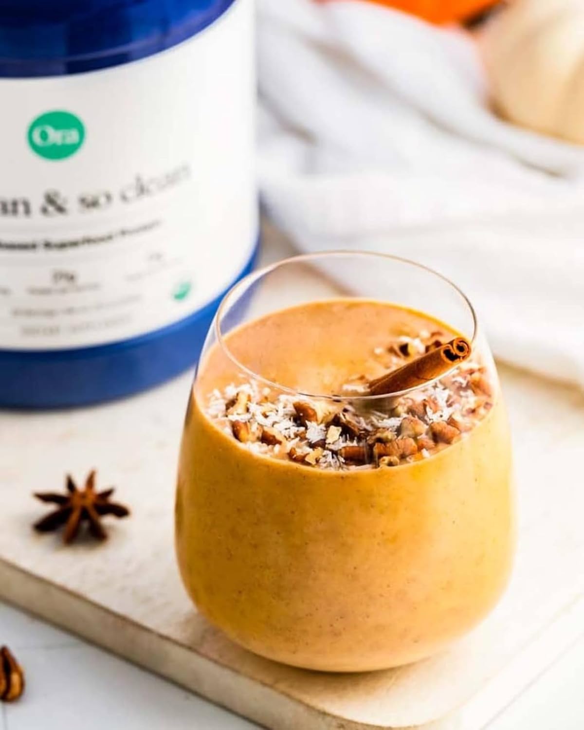 Bundle: Ora Organic Vegan Protein Powder Vanilla Chai & Chocolate - 21g Plant Based Protein Powder, Vanilla Chai Flavor, 20 Servings + 22g Chocolate Flavor, 20 Servings