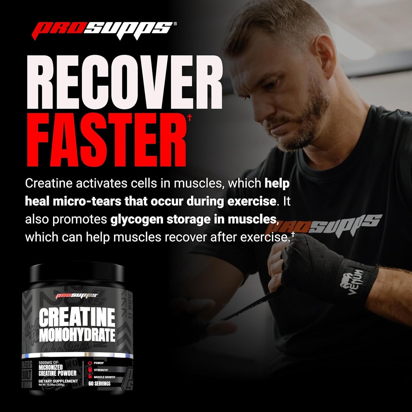 Bundle: PROSUPPS Hyde Xtreme Pre-Workout with Hard-Hitting Energy, Watermelon Flavor, and Creatine 300