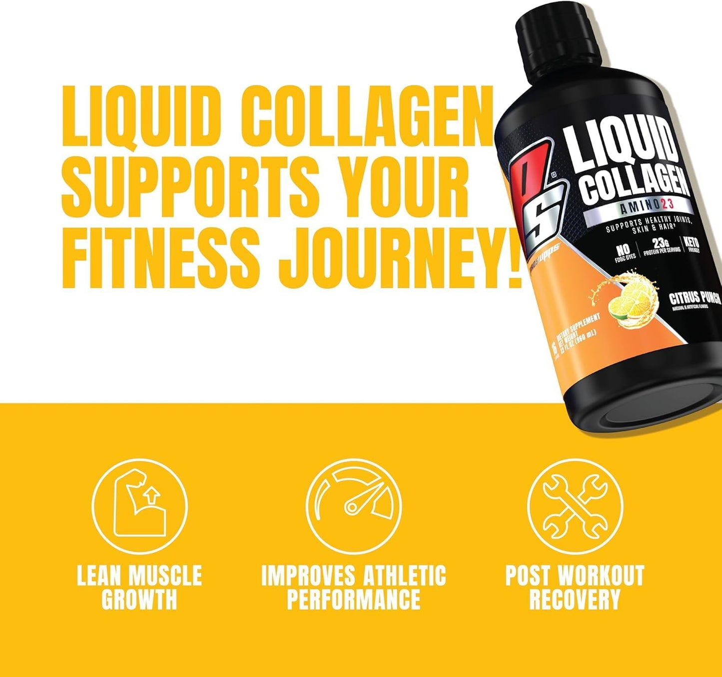 Bundle: PROSUPPS L-Carnitine 3000 & Amino23 Liquid Shots in Dragon Fruit and Citrus Punch Flavors