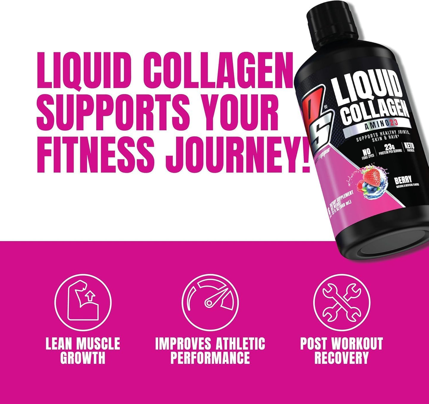 Bundle: PROSUPPS L-Carnitine 3000 Berry Liquid Shots + Dr. Jekyll Strawberry Pre-Workout Powder