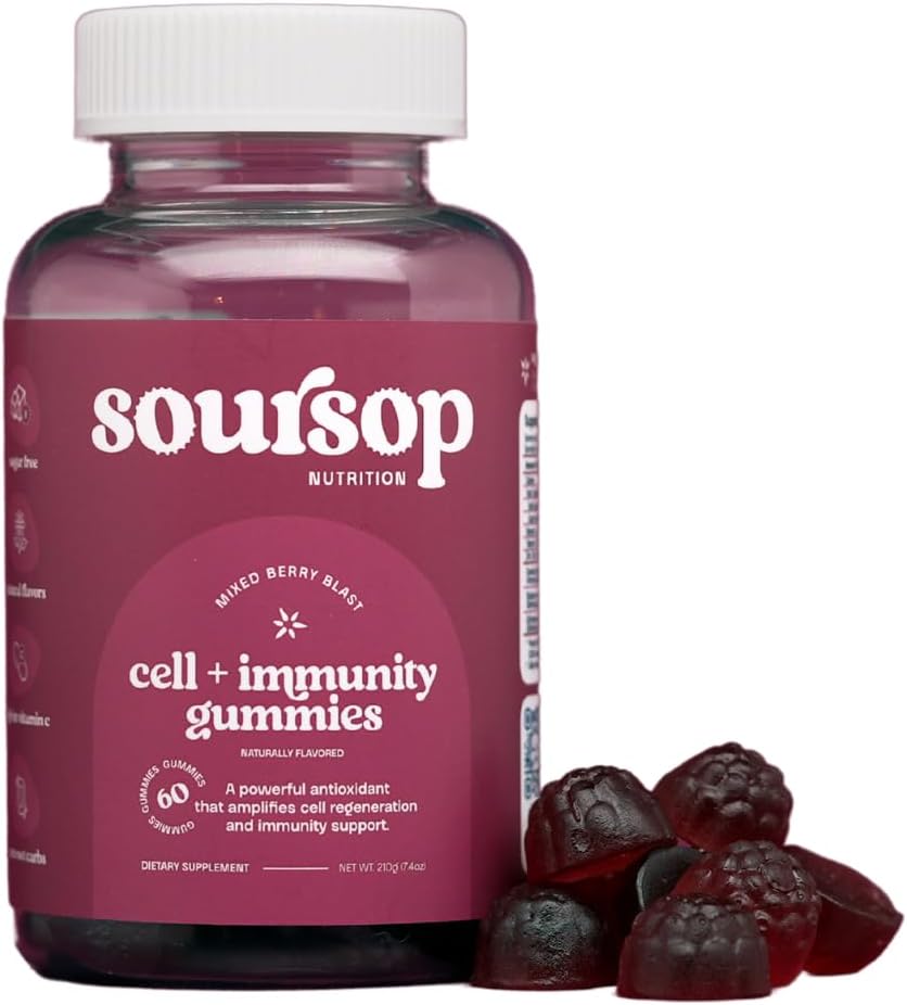 Bundle: Soursop Nutrition Cell + Immunity Gummies & Shake with Pumpkin Power - Boost Your Health Today