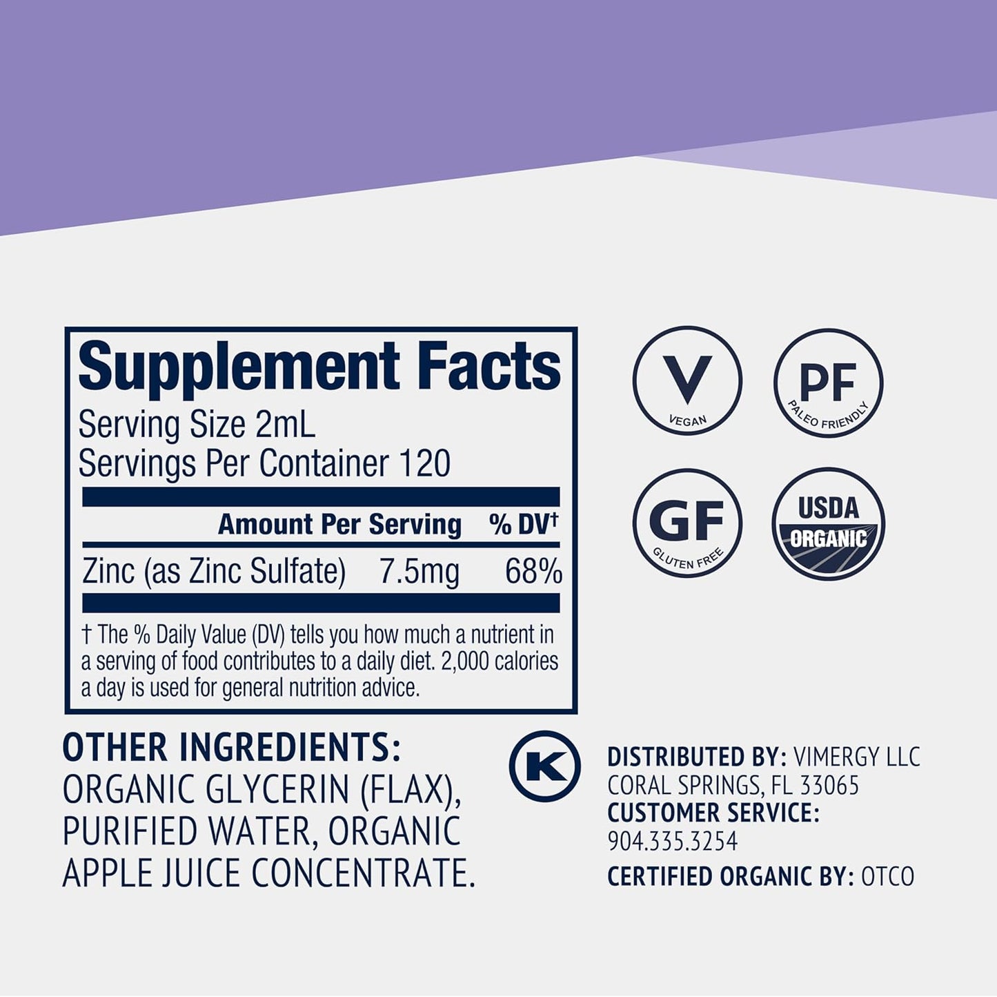 Bundle: Vimergy Zinc 115 mL and 240 mL Refill - Save on Your Zinc Supplements