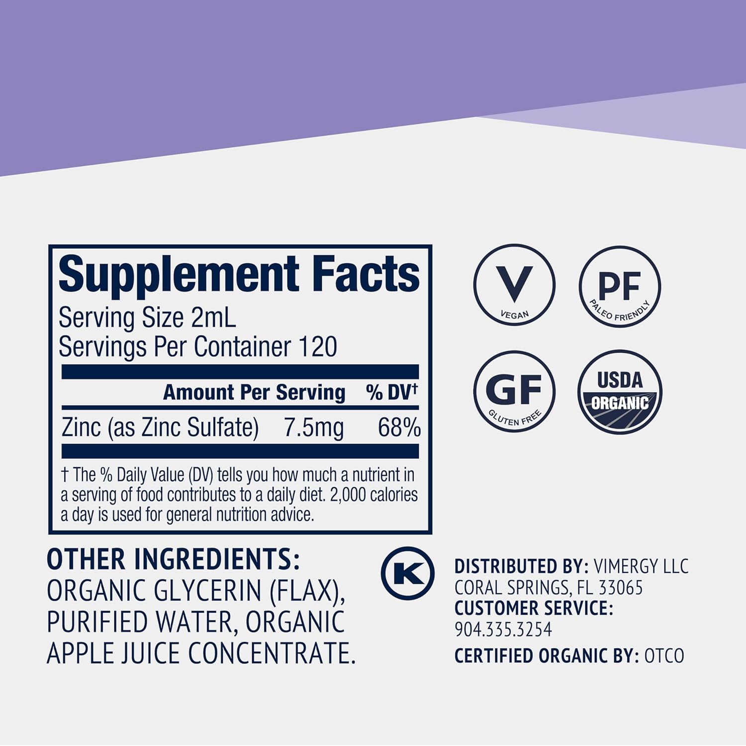 Bundle: Vimergy Zinc 115 mL and 240 mL Refill - Save on Your Zinc Supplements