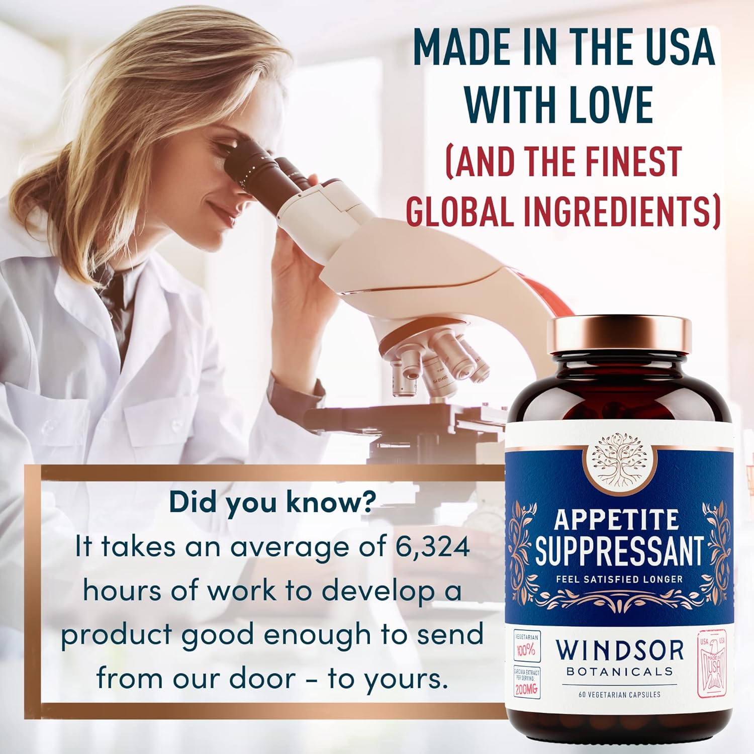 Bundle: Windsor Botanicals Appetite Suppressant & Dental Probiotics - Weight Loss & Fresh Breath Support