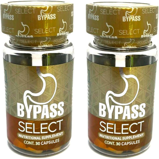 Bypass Select 2Pack de 30 Capsulas - Tabletas que Eliminan Grasa Acumulada (2 Unidades)