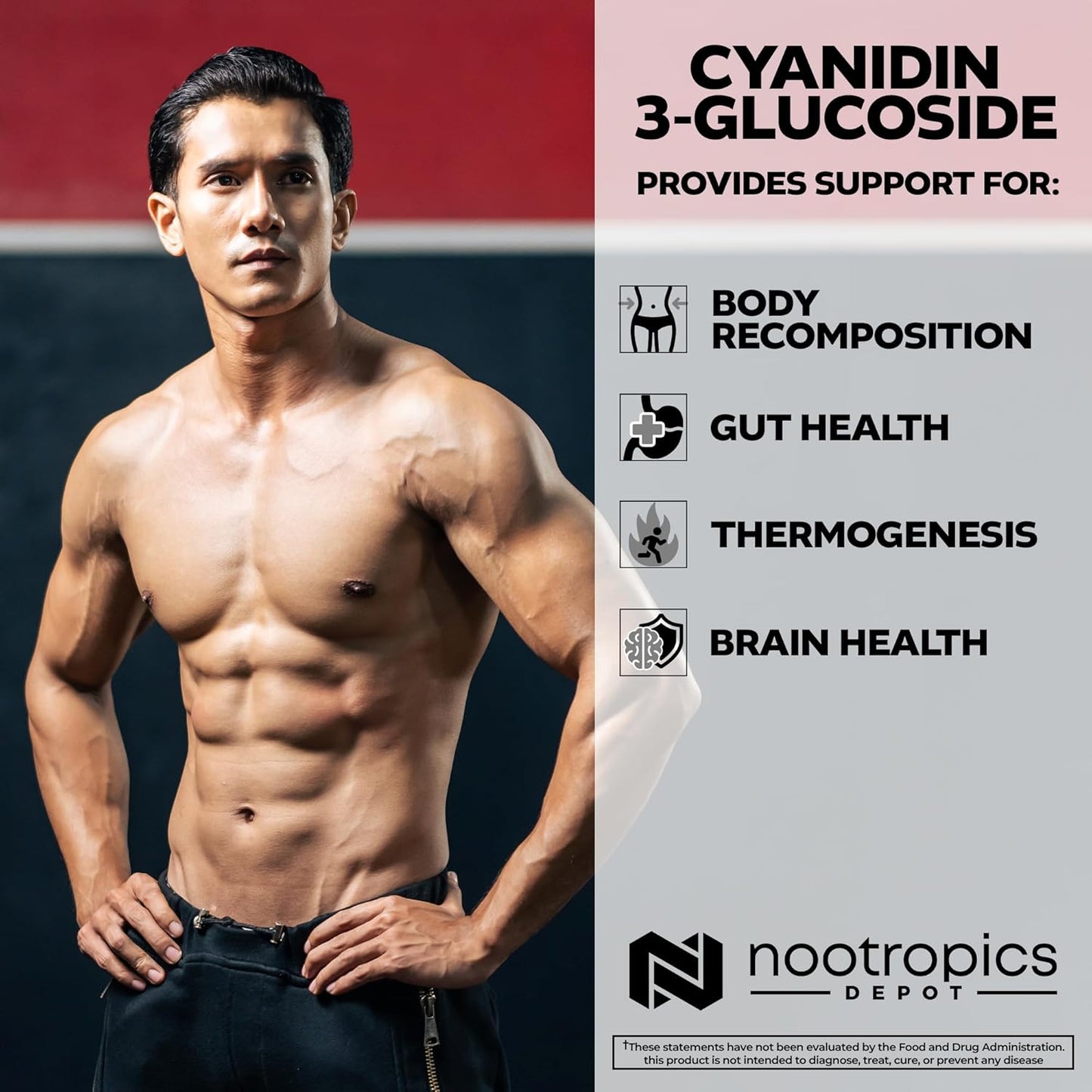 C3G Black Rice Extract Capsules | 125mg | 180 Count | Oryza Sativa Supplement for Metabolic, Vision, & Cognitive Support - BoostGo Australia
