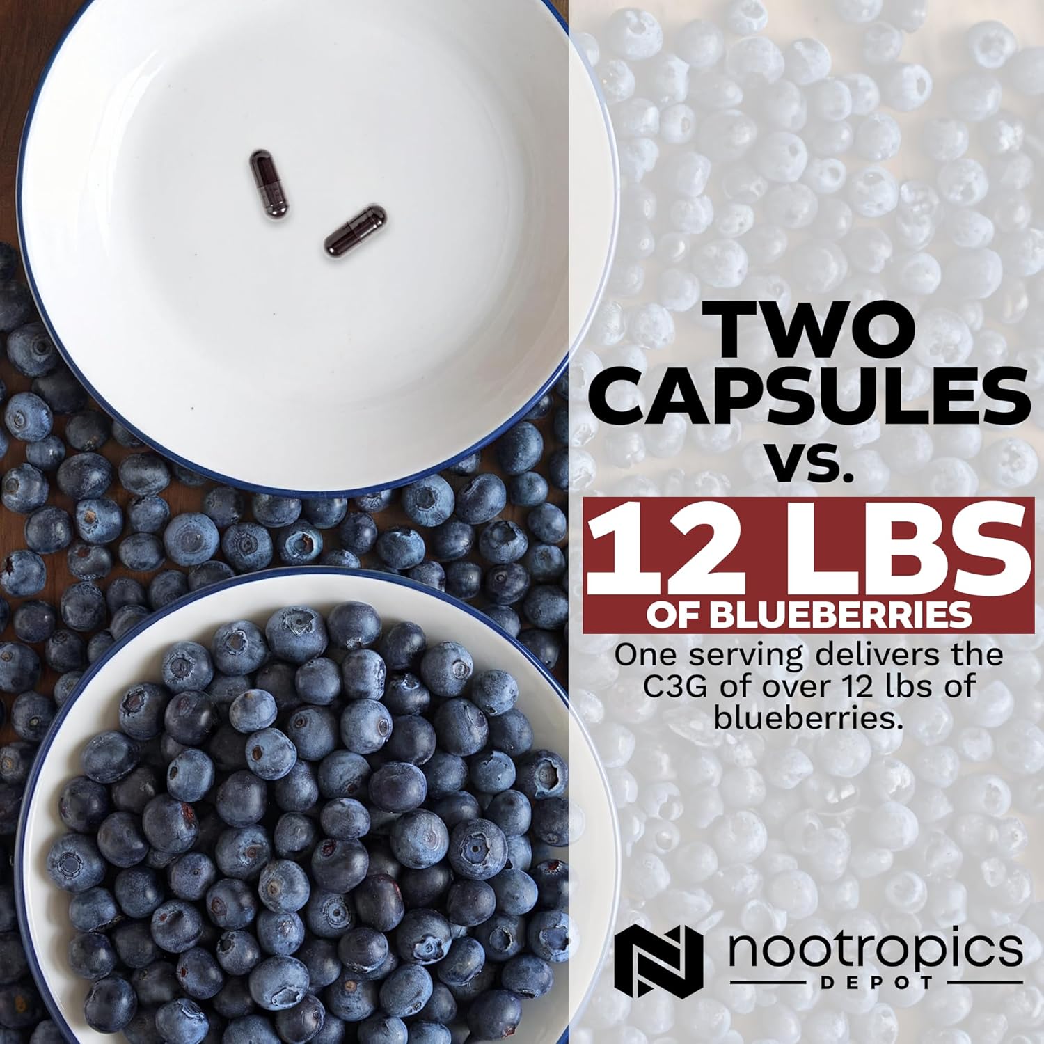 C3G Black Rice Extract Capsules | 125mg | 180 Count | Oryza Sativa Supplement for Metabolic, Vision, & Cognitive Support - BoostGo Australia