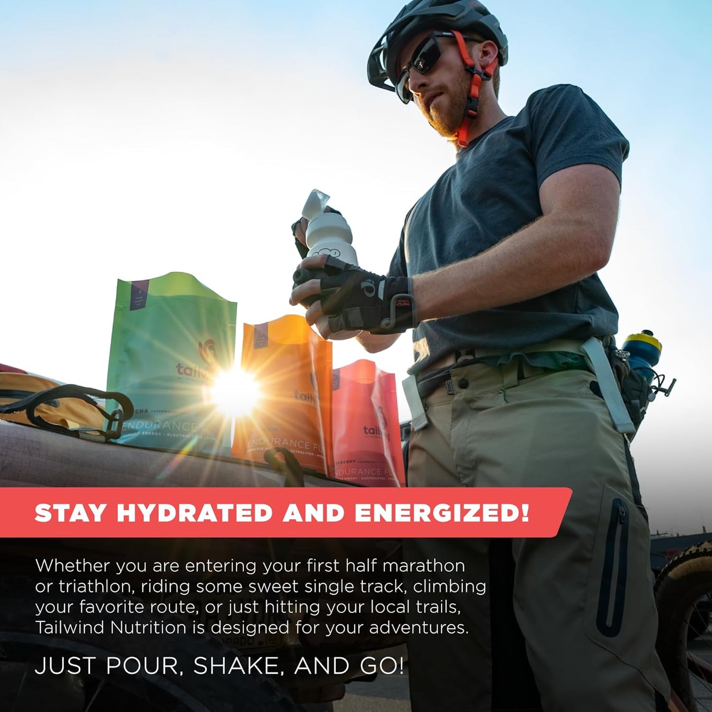 Caffeinated Raspberry Buzz Sports Drink Mix Powder for Endurance & Hydration - 30 Servings