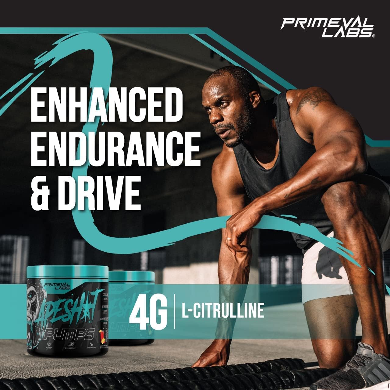 Caffeine-Free Pre-Workout Powder for Men and Women - Nitric Oxide Pump, Strength, and Intense Pumps - Cherry Lemonade Flavor - 40 Servings