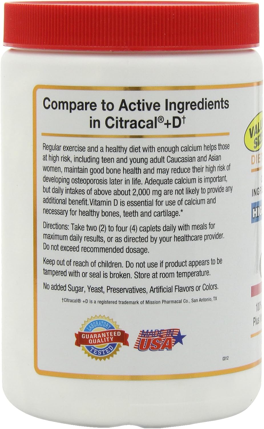 Calcium Citrate + Vitamin D Capsules for 21st Century Nutrition