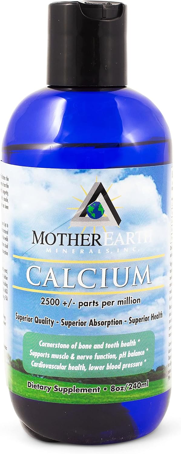 Calcium Supplement for Cellular Health - Promotes Nutrient Absorption, Waste Elimination, and Toxin Removal - 8 oz 96 Servings