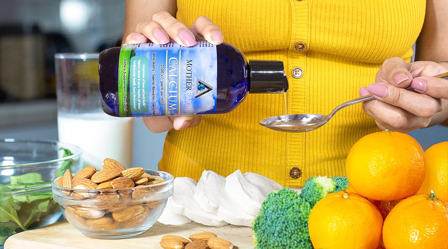 Calcium Supplement for Cellular Health - Promotes Nutrient Absorption, Waste Elimination, and Toxin Removal - 8 oz 96 Servings