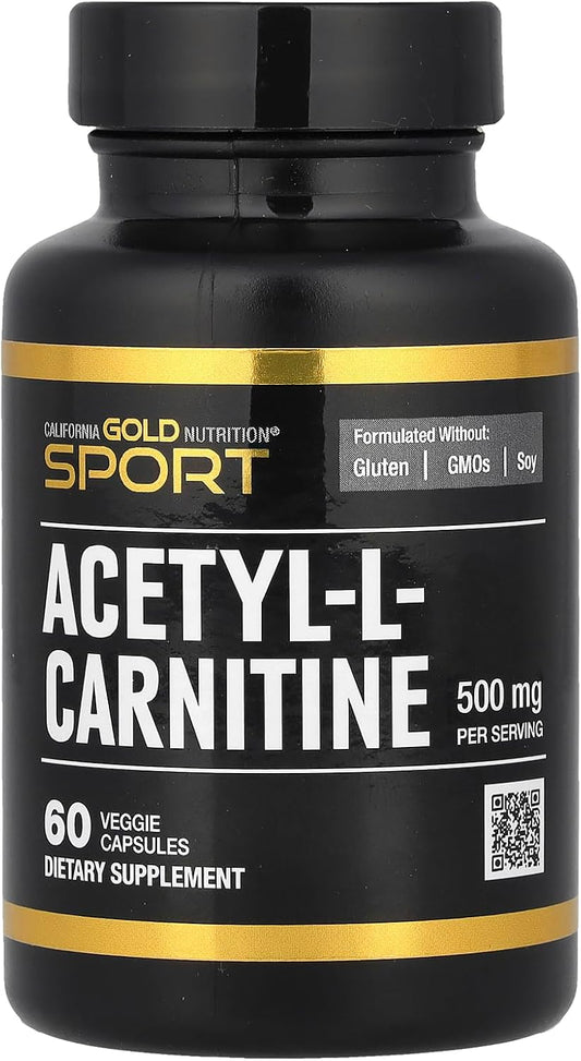 California Gold Nutrition Acetyl-L-Carnitine Capsules - 500 mg, 60 Count