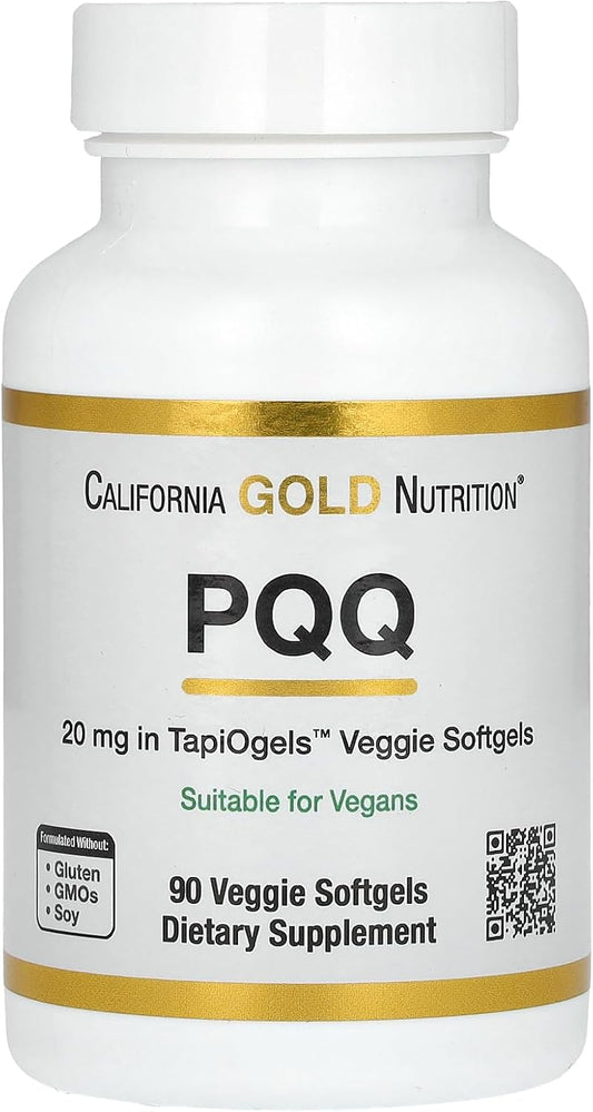 California Gold Nutrition PQQ 20mg 90 Veggie Softgels Dietary Supplement