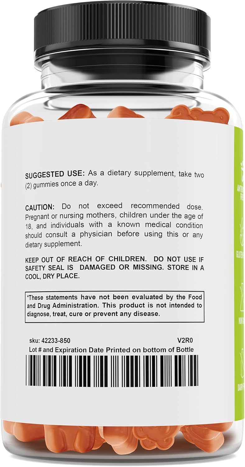 California Vitality Collagen Gummy 200mg+ with Vitamin C, E, Biotin, and Zinc - Overall Support - Gluten-Free, Non-GMO, Dairy-Free - 60 Gummies - Made in USA - 1 Month Supply