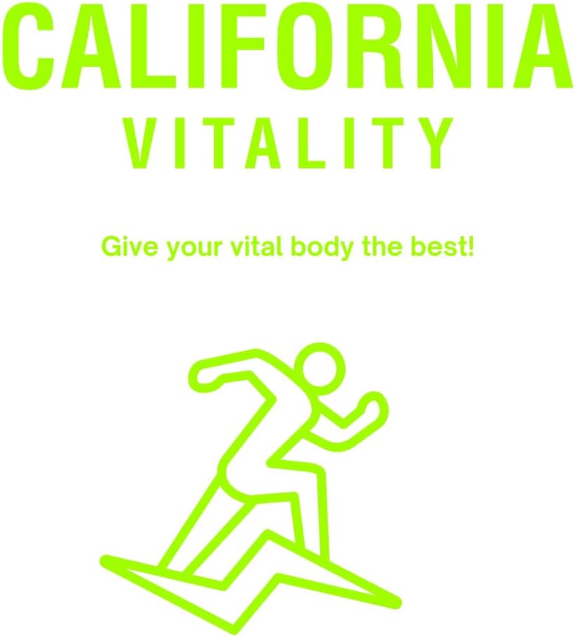 California Vitality Collagen Gummy 200mg+ with Vitamin C, E, Biotin, and Zinc - Overall Support - Gluten-Free, Non-GMO, Dairy-Free - 60 Gummies - Made in USA - 1 Month Supply