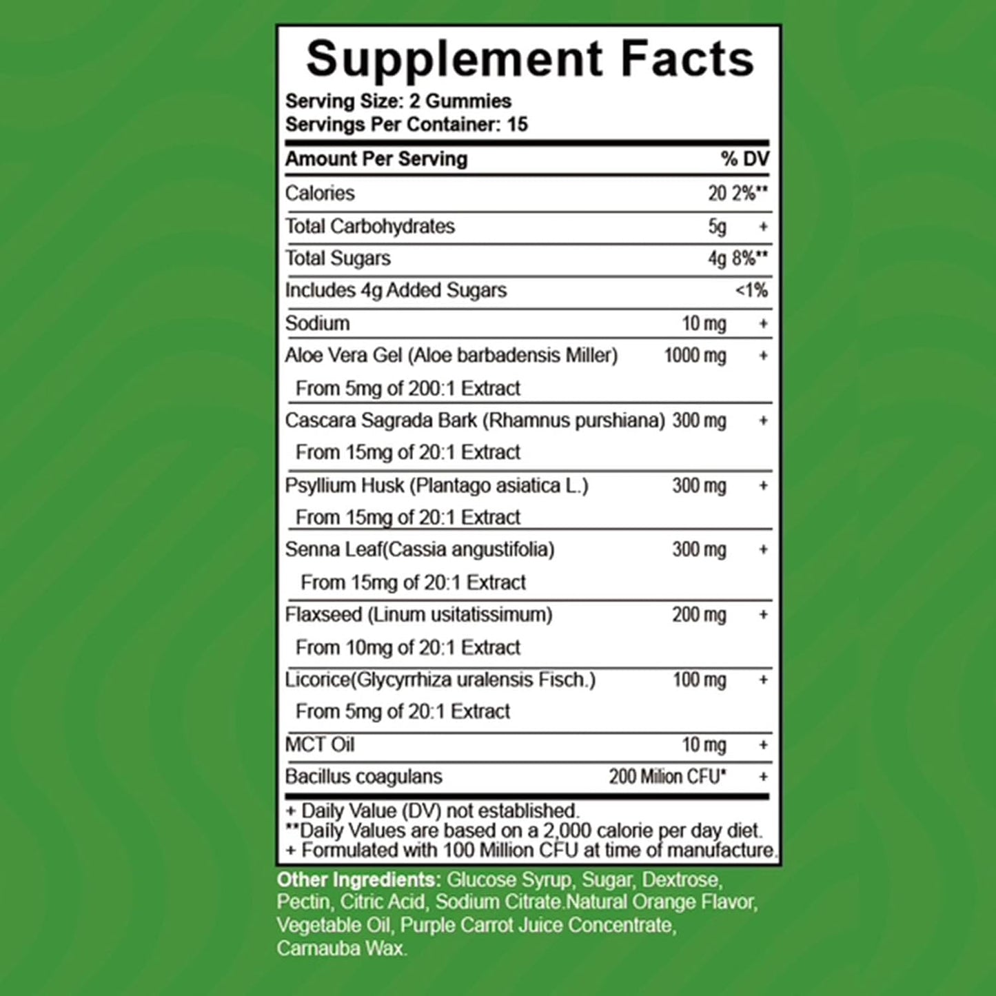 Candida Cleanse Gummies with Black Walnut, PAU D'Arco & Wormwood - Dr Siti 10-in-1 Detox Support, Non-GMO - 60 Gummies