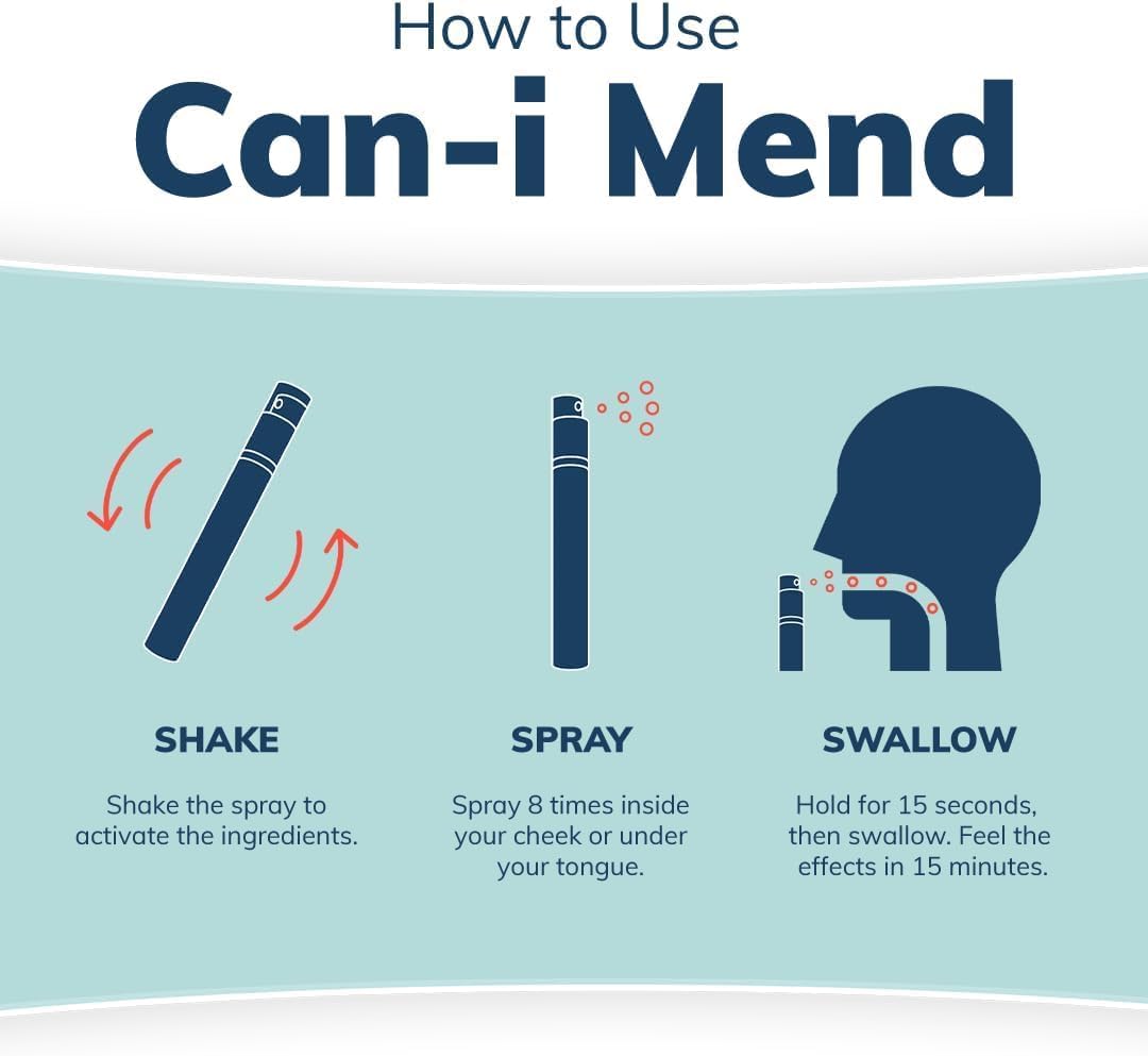 Cani Brands Feel Amazing Post Party Relief Oral Spray - 6 Pack with Natural Liver Support and Immune Boosting Vitamins - After Drink Remedy for Fast Recovery