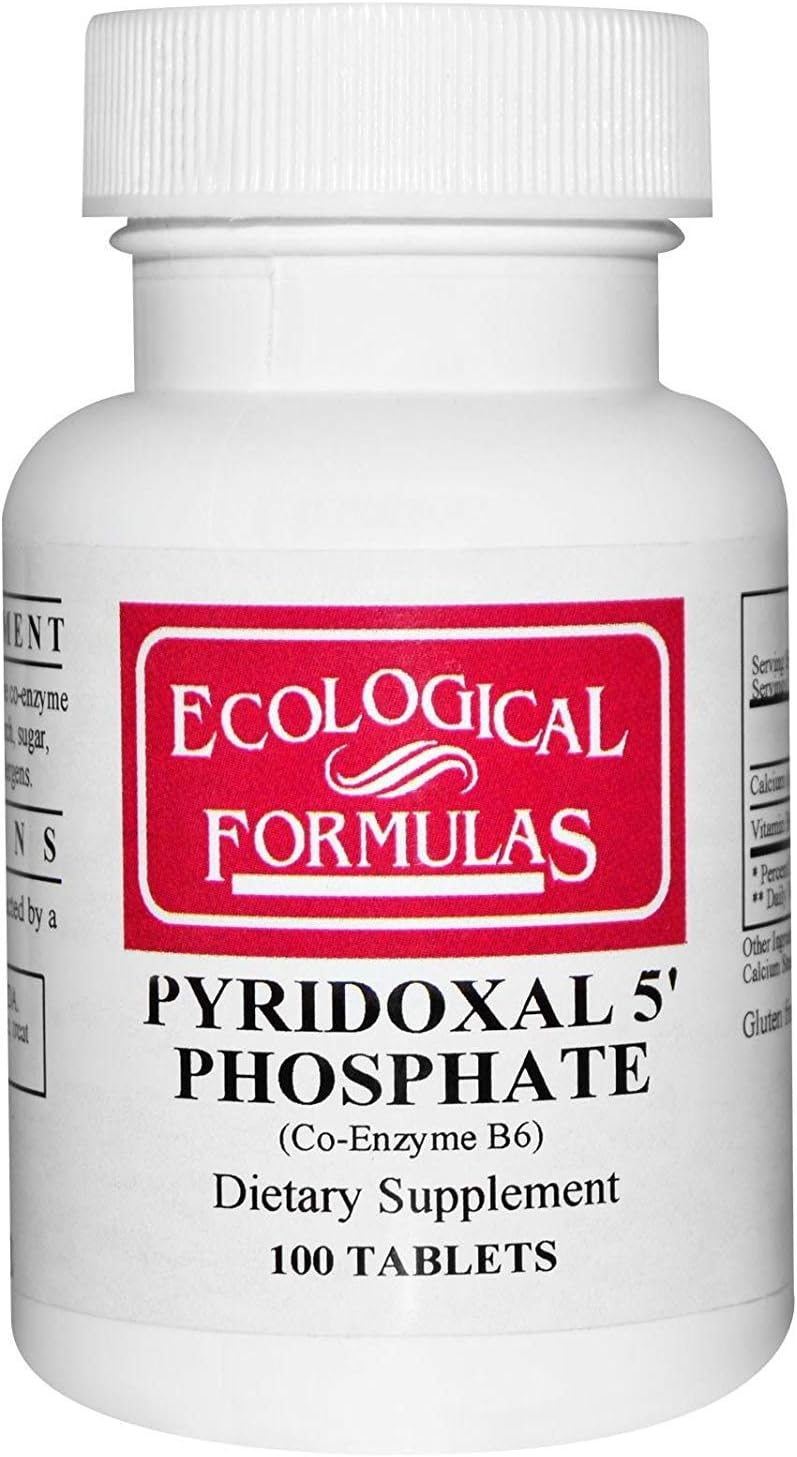 Cardiovascular Research Pyridoxal-5-Phosphate Tablets, 100 Count for Heart Health and Wellness