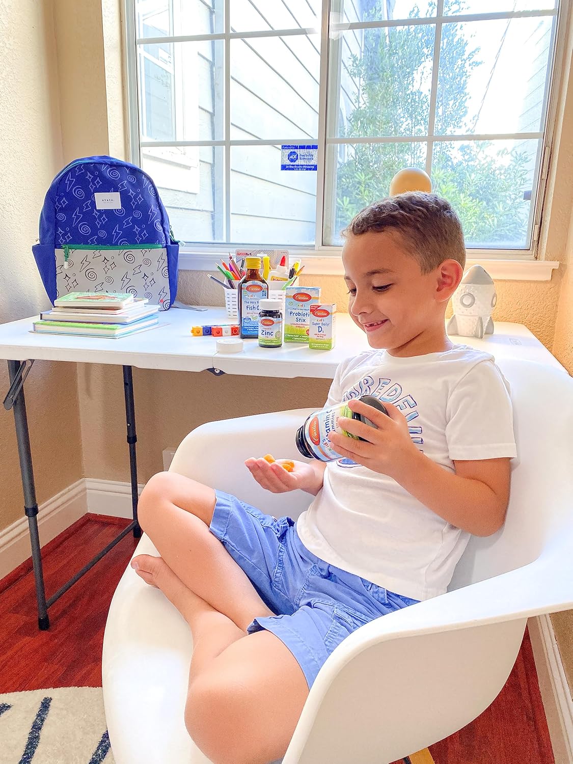 Carlson Kid's Chewable Zinc 5mg Tablets, Natural Mixed Berry Flavor - 160 Count, Immune Support for Children