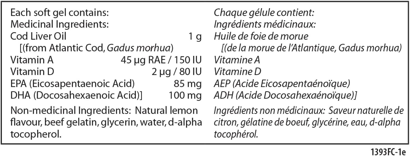 Carlson Labs Cod Liver Oil Capsules - Low Vitamin A, High Omega-3, 300 Softgels