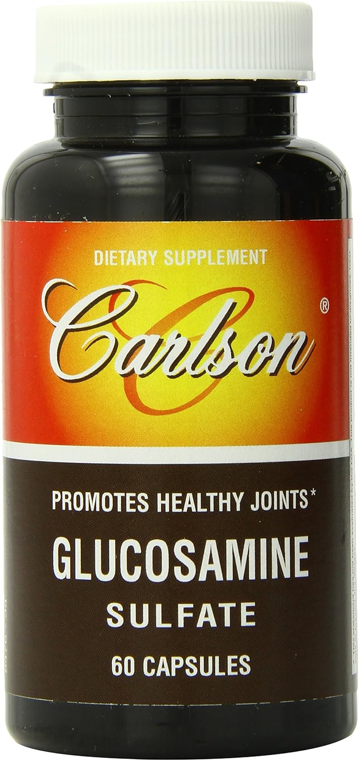 Carlson Labs Glucosamine Sulfate Capsules, 750mg - 60 Count