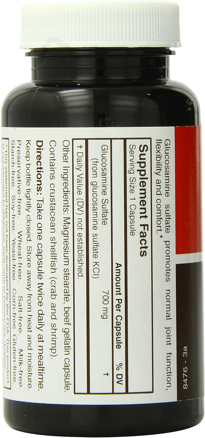 Carlson Labs Glucosamine Sulfate Capsules, 750mg - 60 Count