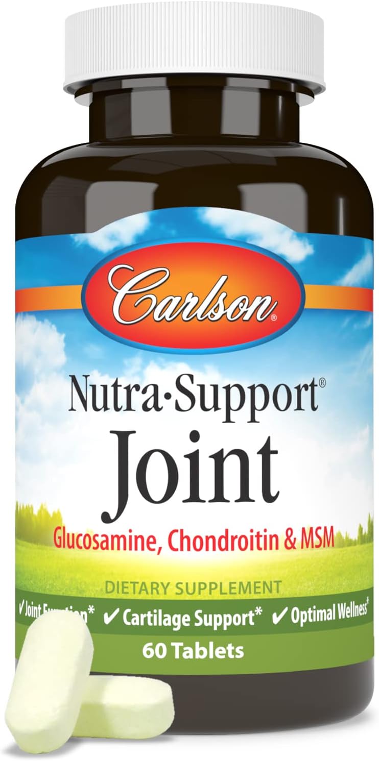 Carlson Nutra-Support Joint Tablets for Joint Function and Cartilage Support
