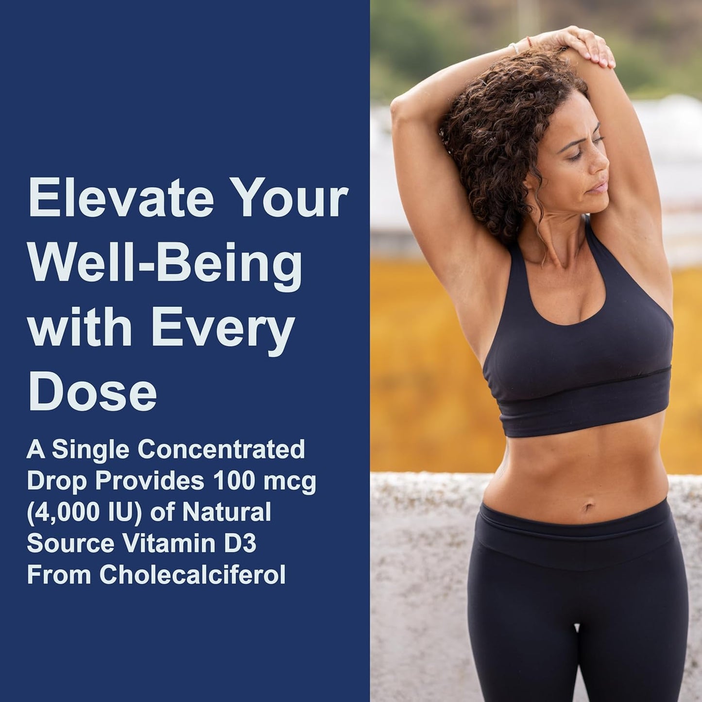 Carlson Super Daily D3 4,000 IU Liquid Vitamin D Drop - 1 Year Supply - Unflavored - 365 Drops - 10.3 mL