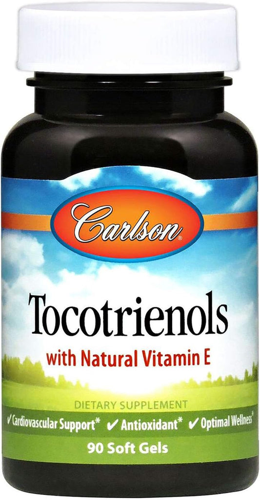 Carlson Tocotrienols and Vitamin E Softgels - 90 Count Bottle