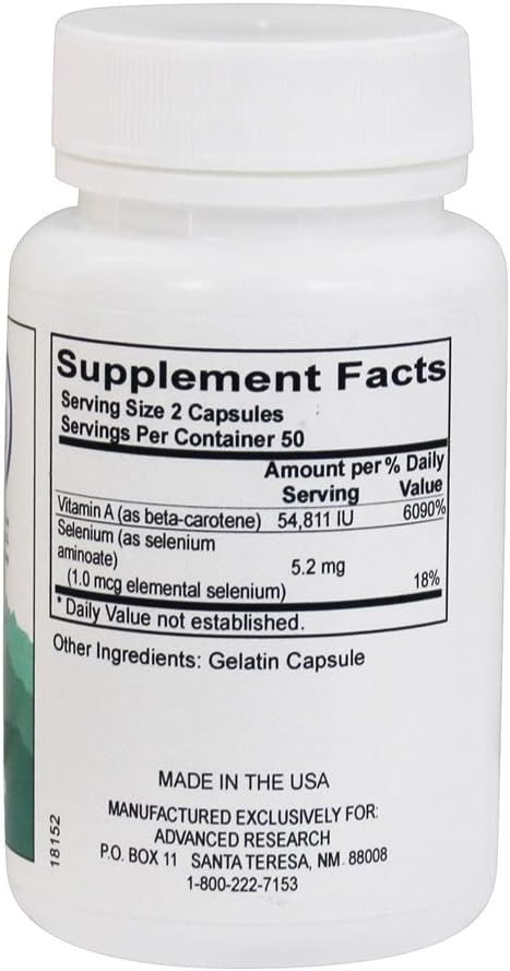 Carotavit Beta Carotene 100 Veg Capsules with Advanced Nutrient Carriers