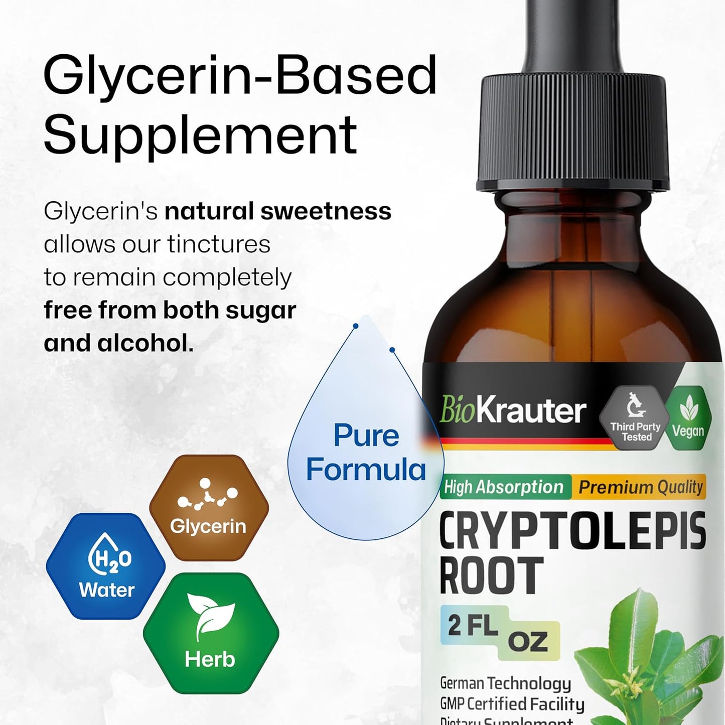 Cat's Claw and Cryptolepis Tincture Combo Pack - 2 Fl. Oz. Each - Herbal Immune Support Formula