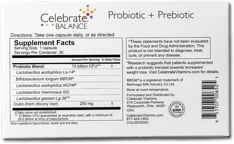 CelebrateONE Bariatric Multivitamin Bundle with Iron & Probiotics - Supports Digestive Health and Nutrient Absorption for Bariatric Patients