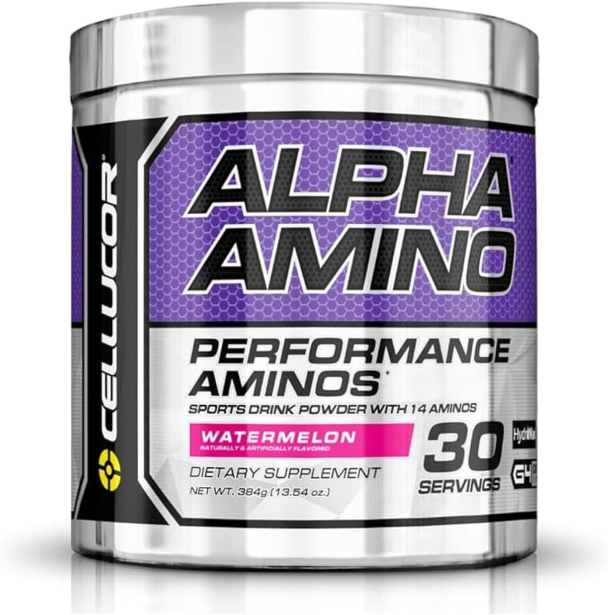 Cellucor Alpha Amino EAA & BCAA Powder - Watermelon Flavor - 30 Servings with Electrolytes