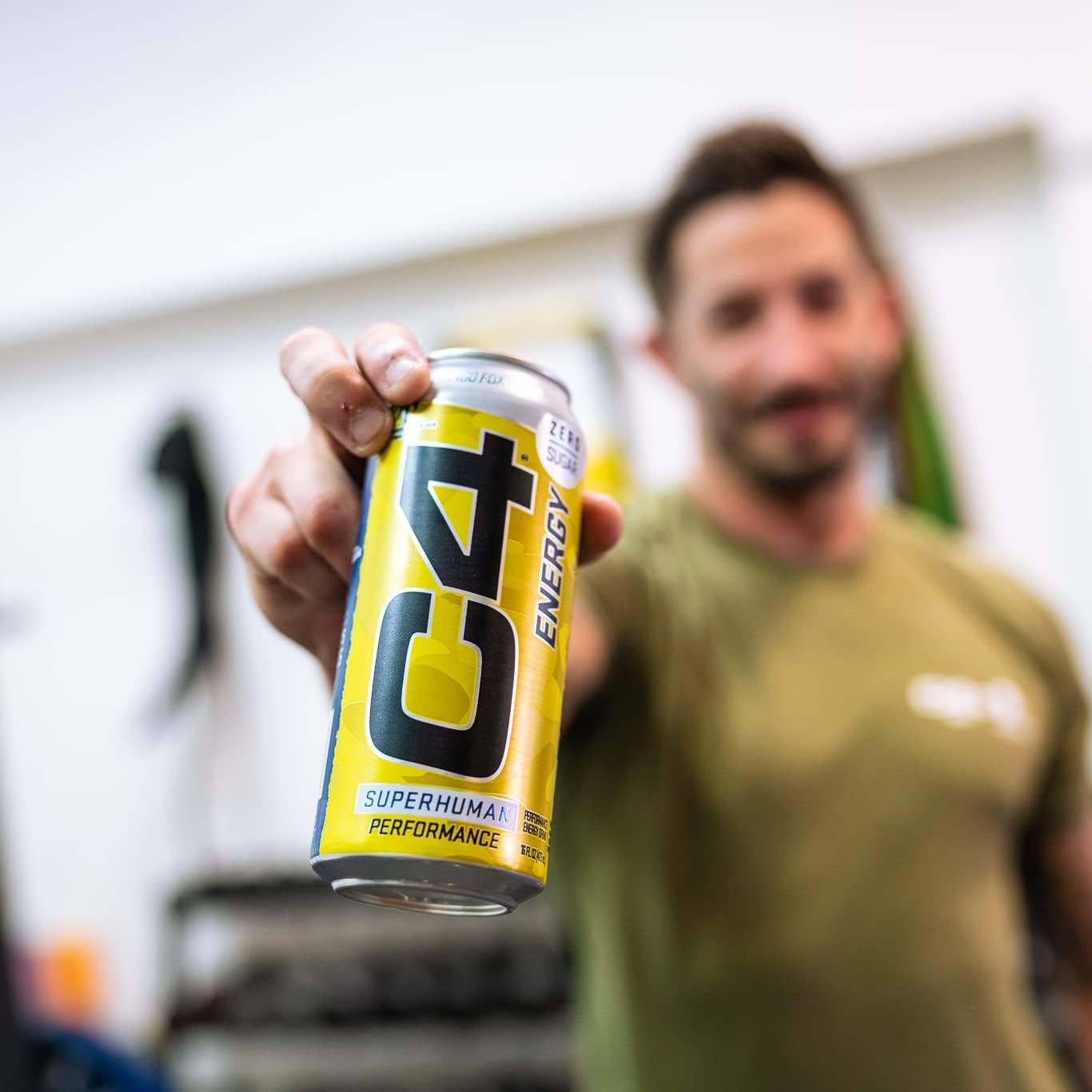 Cellucor C4 Mango Foxtrot Energy Drink | Zero Sugar Preworkout | 200mg Caffeine with Beta Alanine | 16 Fl Oz (12 Pack)