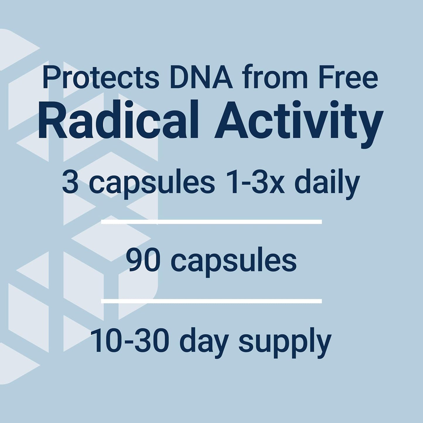 Cellular Integrity and DNA Health Support Supplement with Spirulina, Lemon Balm, Ginkgo Biloba - 90 Capsules, Gluten-Free & Non-GMO, Vegetarian Formula for Healthy Immune Response