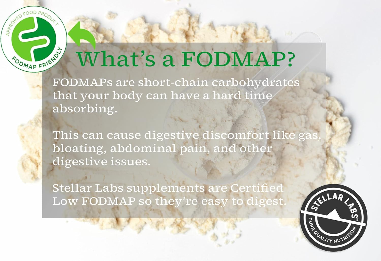 Certified Low FODMAP Whey Protein Powder with BCAA's & Whey Isolate | Gluten Free, Soy Free, Keto | All Natural Salted Caramel Shake