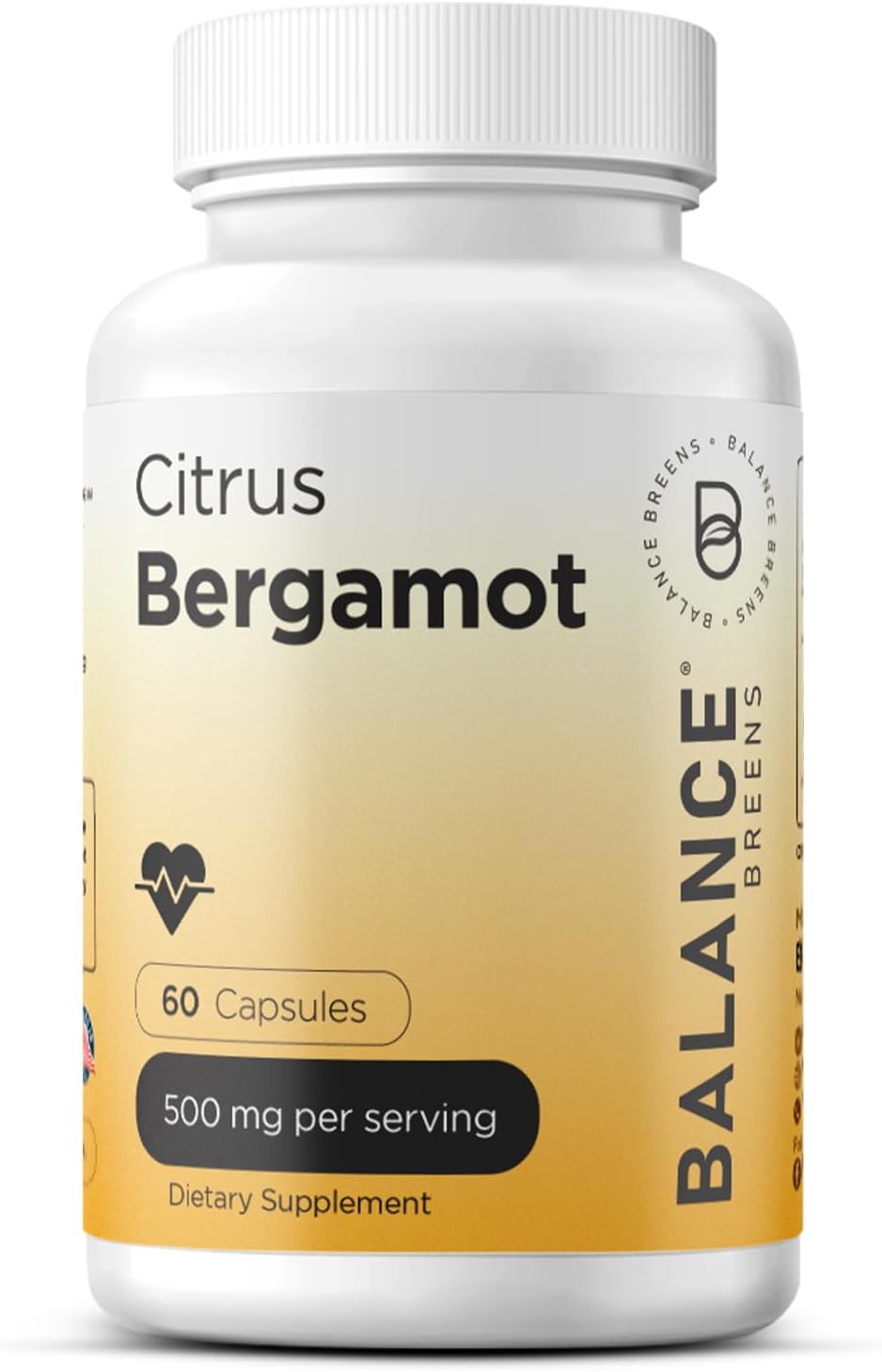 Certified Organic Ashwagandha & Citrus Bergamot Supplement Combo - 1600mg & 500mg