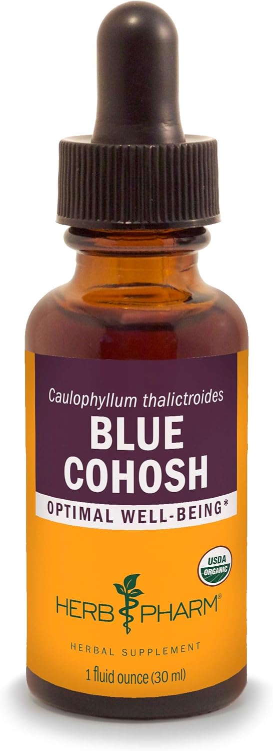 Certified Organic Blue Cohosh Liquid Extract by Herb Pharm - 1 Ounce Bottle