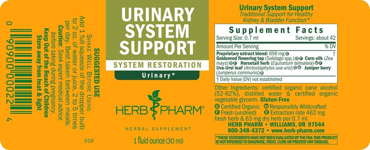 Certified Organic Buchu Liquid Extract for Urinary System Support - 1 Fl Oz by Herb Pharm