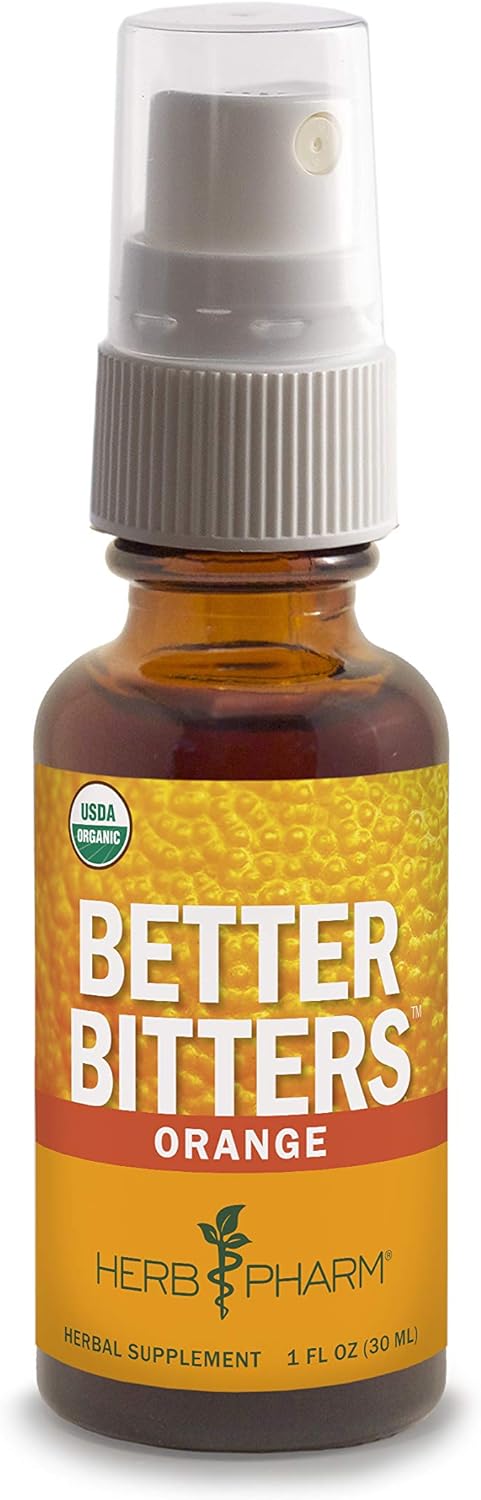 Certified Organic Digestive Bitters by Herb Pharm - Orange Flavor - 1 Ounce